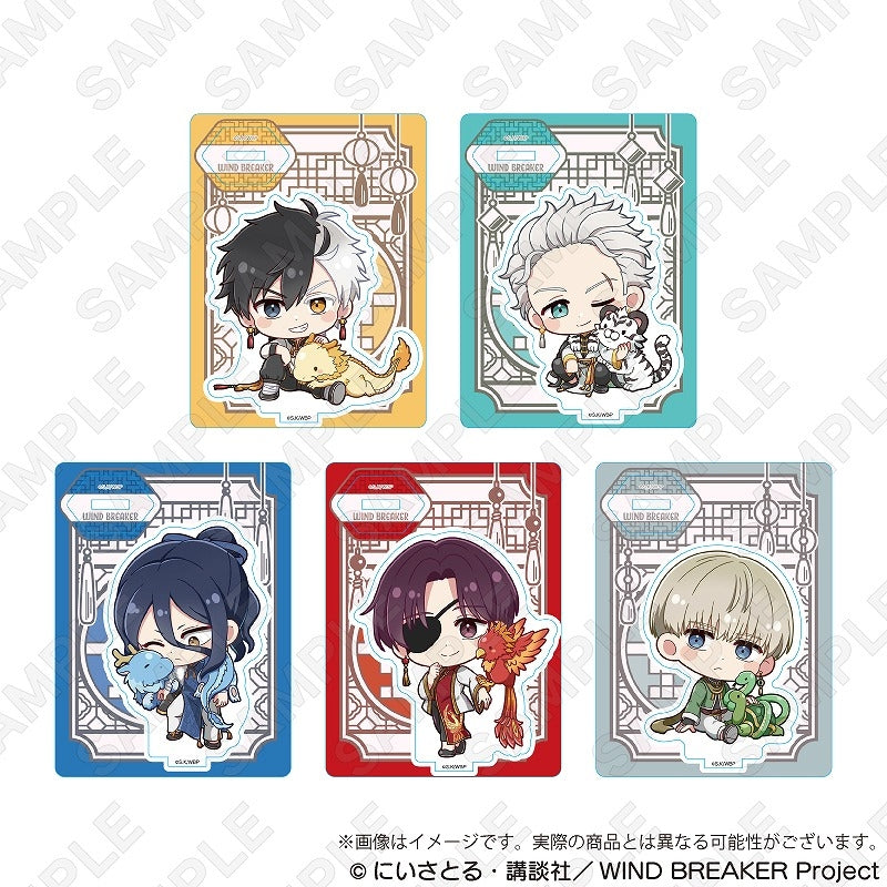 (Goods - Stand Pop) WIND BREAKER Chibi Stand Five Beasts ver. Ren Kaji