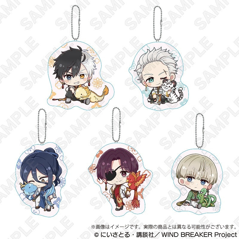 (Goods - Key Chain) WIND BREAKER Cushion Key Chain Five Beasts ver. Hayato Suo