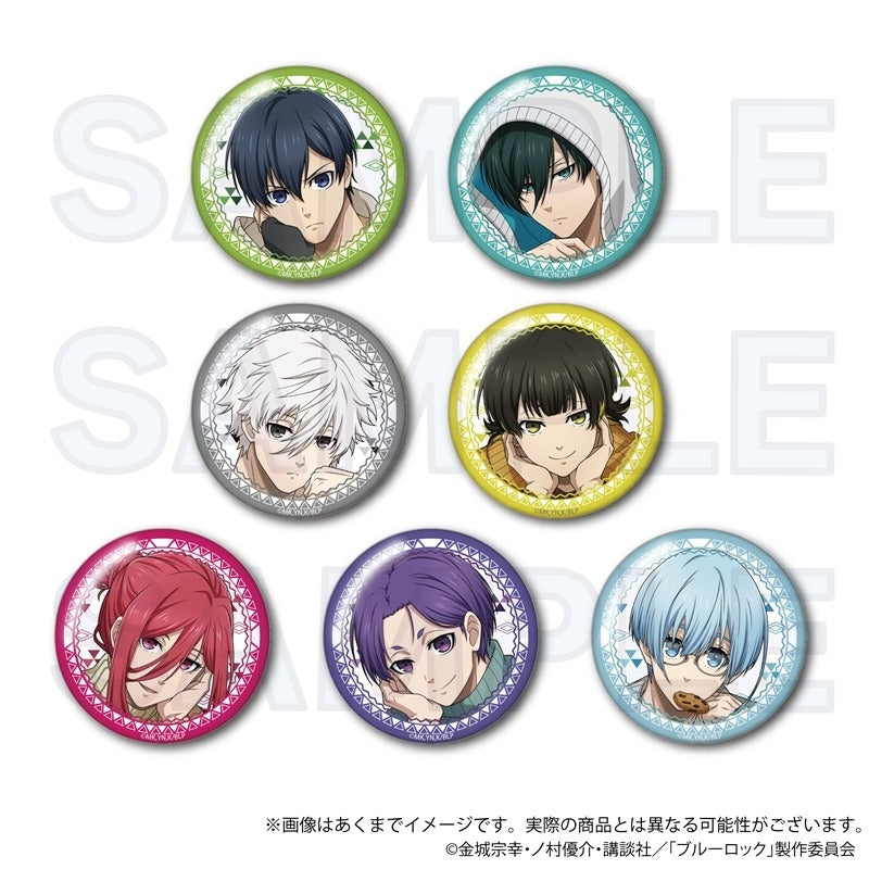 (1BOX=7)(Goods - Badge) Blue Lock Trading Button Badge Taking a Break ver.