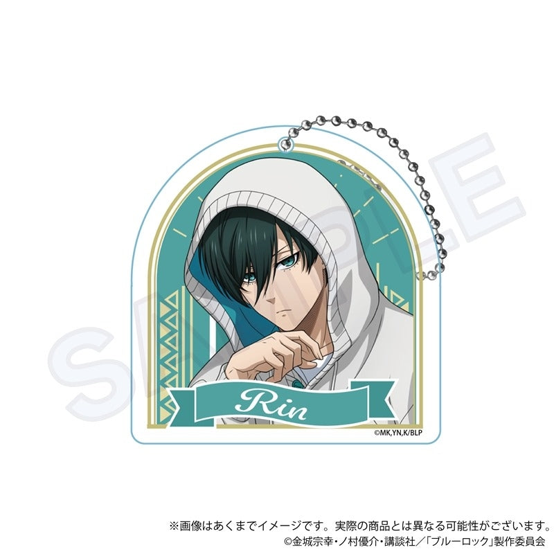 (1BOX=7)(Goods - Key Chain) Blue Lock Trading Acrylic Key Chain Taking a Break ver.