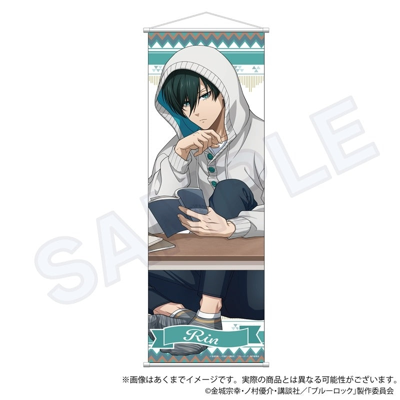 (Goods - Tapestry) Blue Lock Half-B2 Tapestry Taking a Break ver. Rin Itoshi