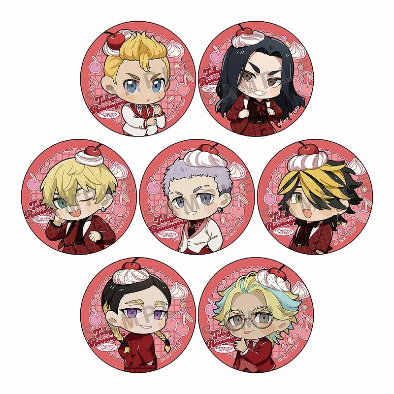 (1BOX=7)(Goods - Badge) Tokyo Revengers Trading Button Badge (Cherry on Top/A)