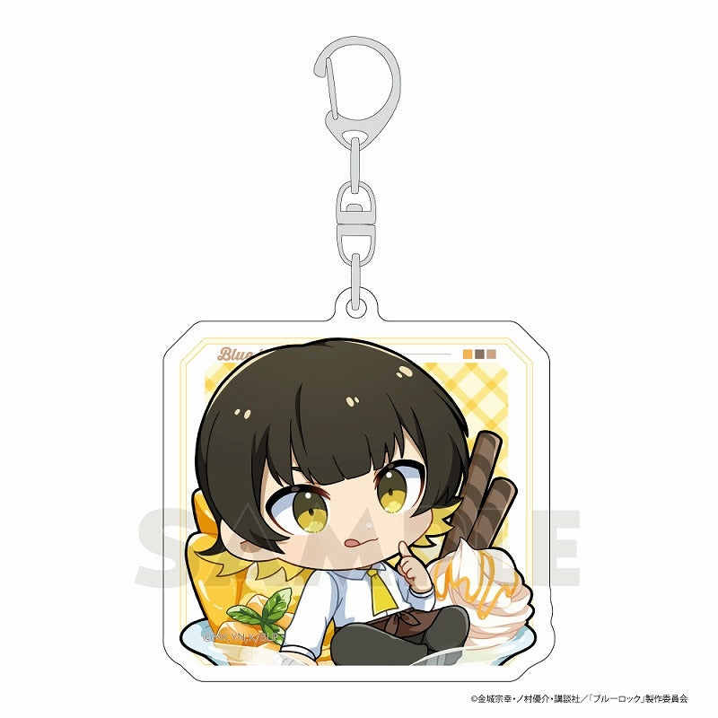 (Goods - Key Chain) Blue Lock Acrylic Key Chain (Meguru Bachira/Fruit Parfait)