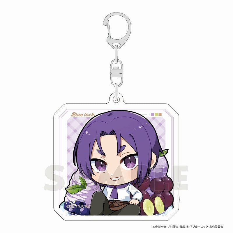 (Goods - Key Chain) Blue Lock Acrylic Key Chain (Reo Mikage/Fruit Parfait)