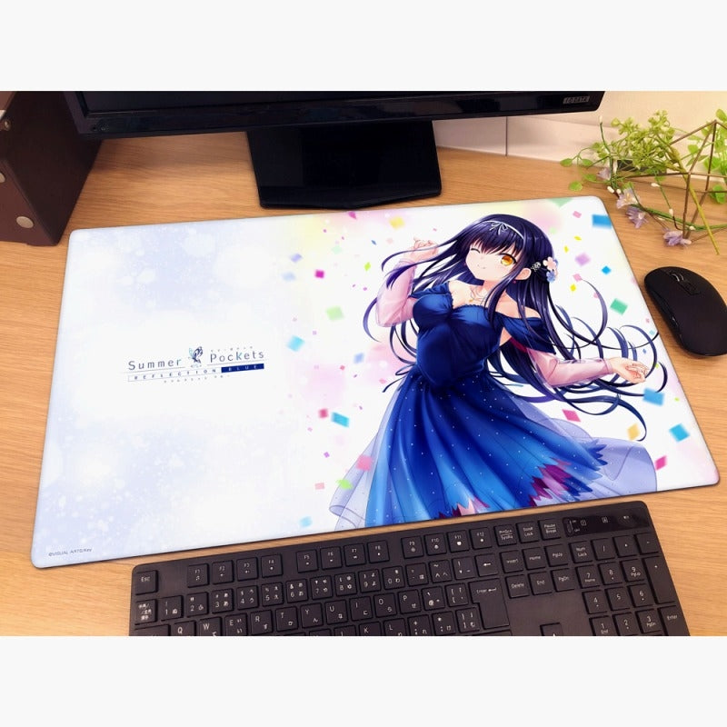 (Goods - Deskmat) Summer Pockets REFLECTION BLUE Rubber Mat (Kamome Kushima/SP5th ver.)