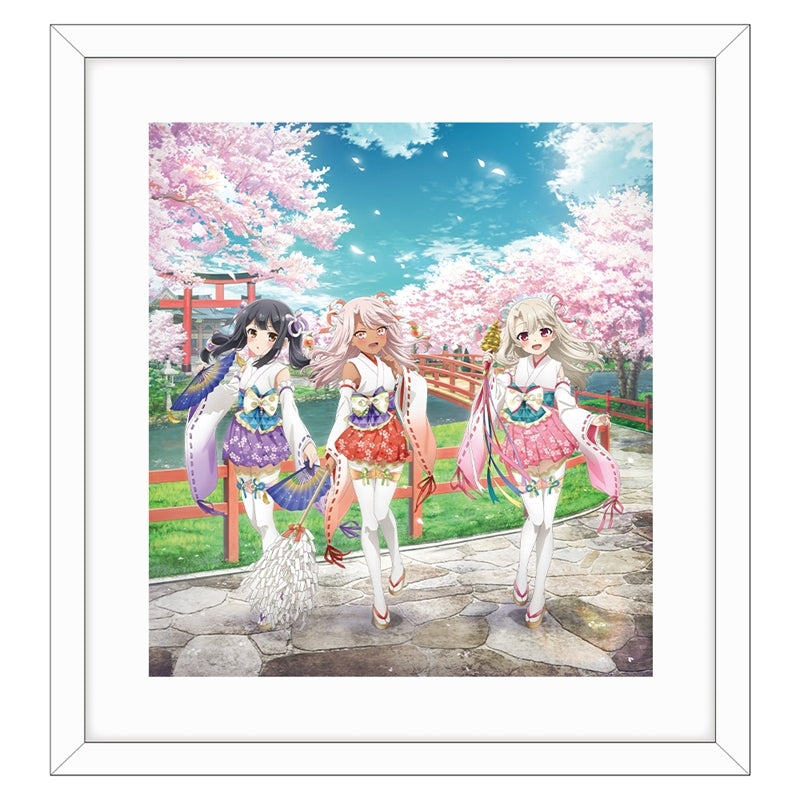 (Goods - Art) Fate/kaleid liner PRISMA ILLYA: LICHT NAMELESS GIRL Reproduction of Key Animation Art (Illya & Miyu & Chloe/Shrine Maiden)