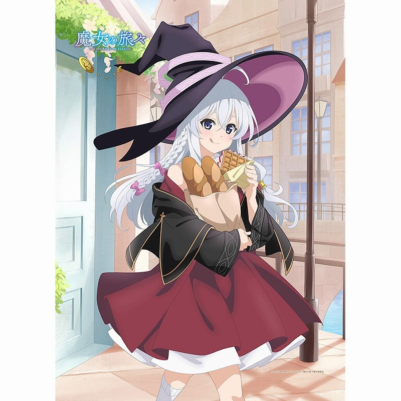 (Goods - Tapestry) Wandering Witch: The Journey of Elaina feat. Exclusive Art B2 Tapestry (Elaina/Walk & Eat)WSuede