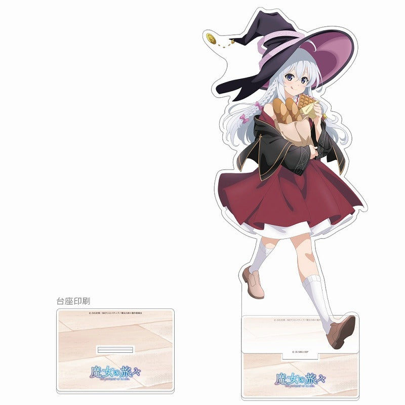 (Goods - Stand Pop) Wandering Witch: The Journey of Elaina Large Acrylic Stand feat. Exclusive Art (Elaina/Walk & Eat)