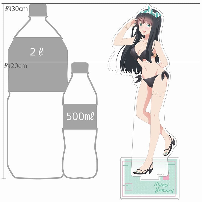 (Goods - Stand Pop) Days with My Stepsister Large Acrylic Stand feat. Exclusive Art (Shiori Yomiuri/Bikini)