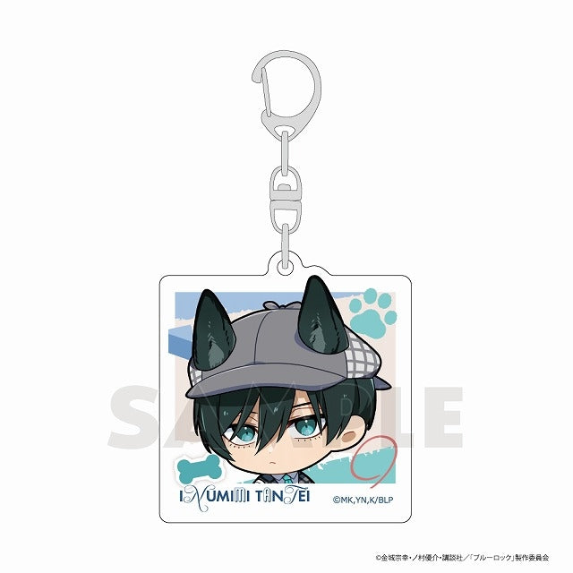 (Goods - Key Chain) Blue Lock Acrylic Key Chain (Rin Itoshi/Dog Ear Detective)