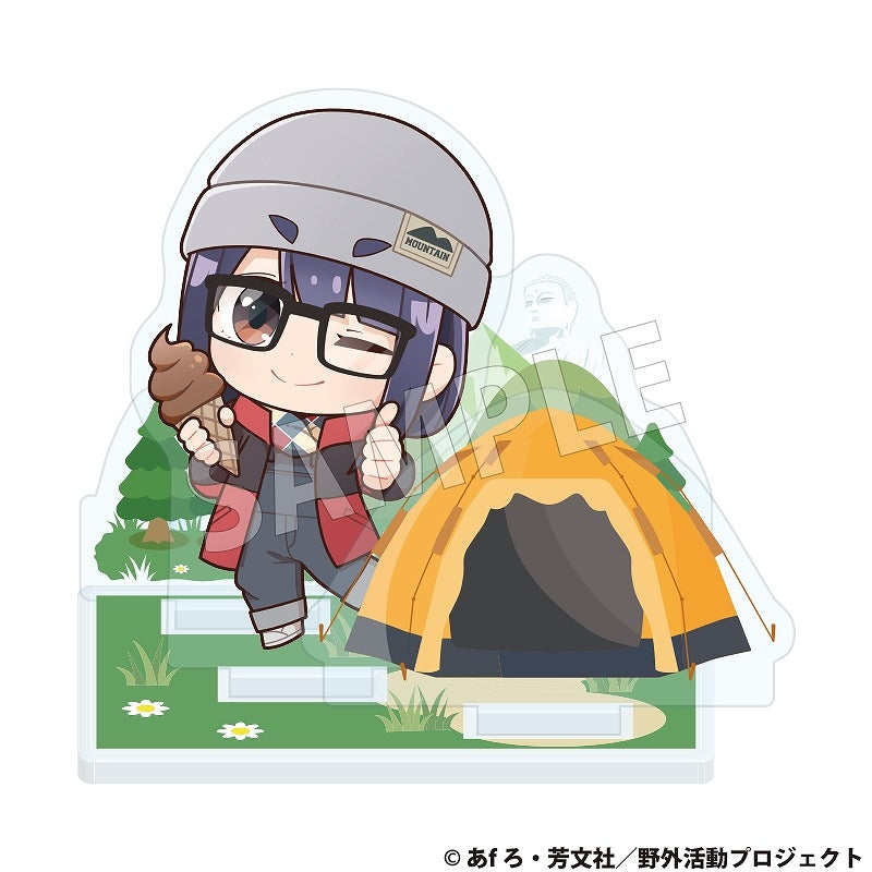 (Goods - Acrylic Stand) Laid-Back Camp SEASON 3 Acrylic Diorama (Chiaki Ogaki)