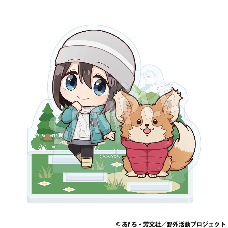 (Goods - Acrylic Stand) Laid-Back Camp SEASON 3 Acrylic Diorama (Ena Saito)