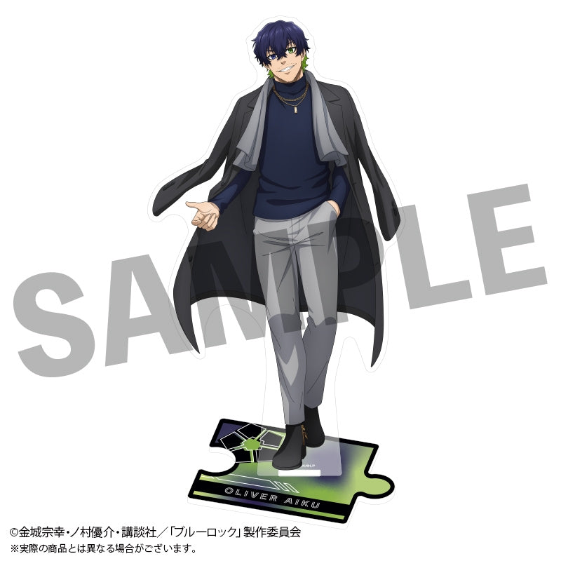 (Goods - Stand Pop) Blue Lock feat. Exclusive Art Acrylic Stand vol. 2 (Round One Uniform ver.) Oliver Aiku