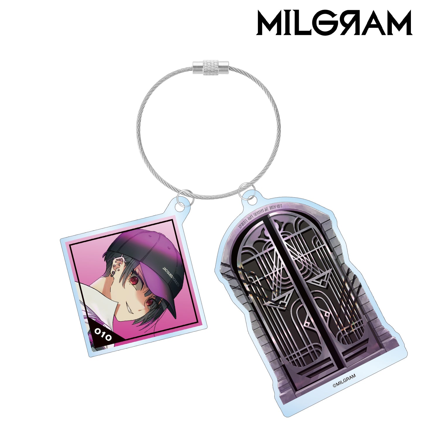 (Goods - Key Chain) MILGRAM Kotoko (Deep Cover) Cover Art ver. Twisted Cable BIG Acrylic Key Chain