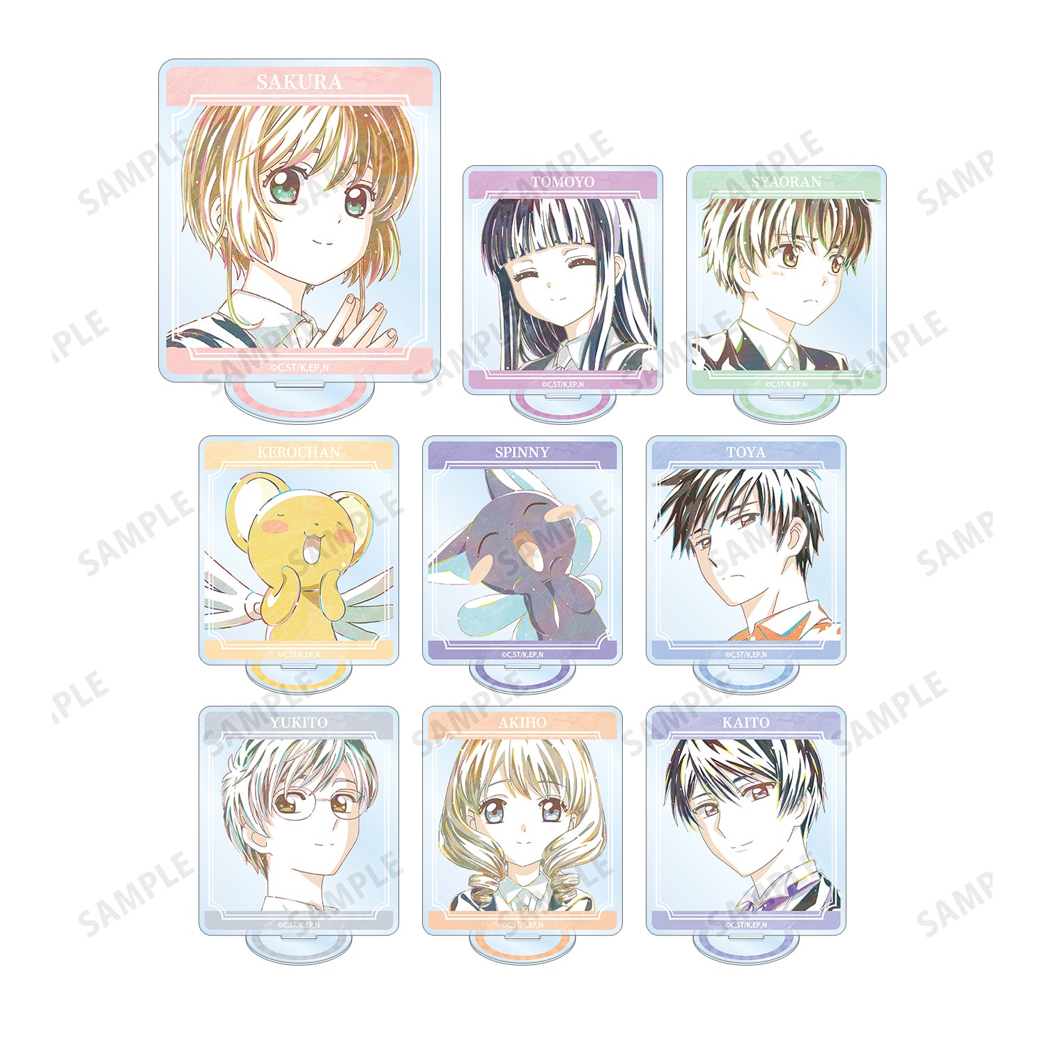 (1BOX=9)(Goods - Acrylic Stand) Card Captor Sakura: Clear Card Arc Trading Ani-Art Vol.2 Acrylic Stand