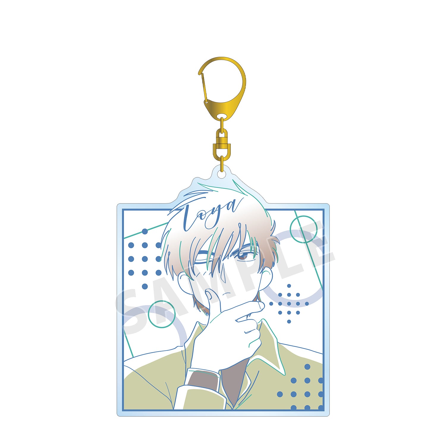 (Goods - Key Chain) TV Anime Card Captor Sakura Touya lette-graph BIG Acrylic Key Chain