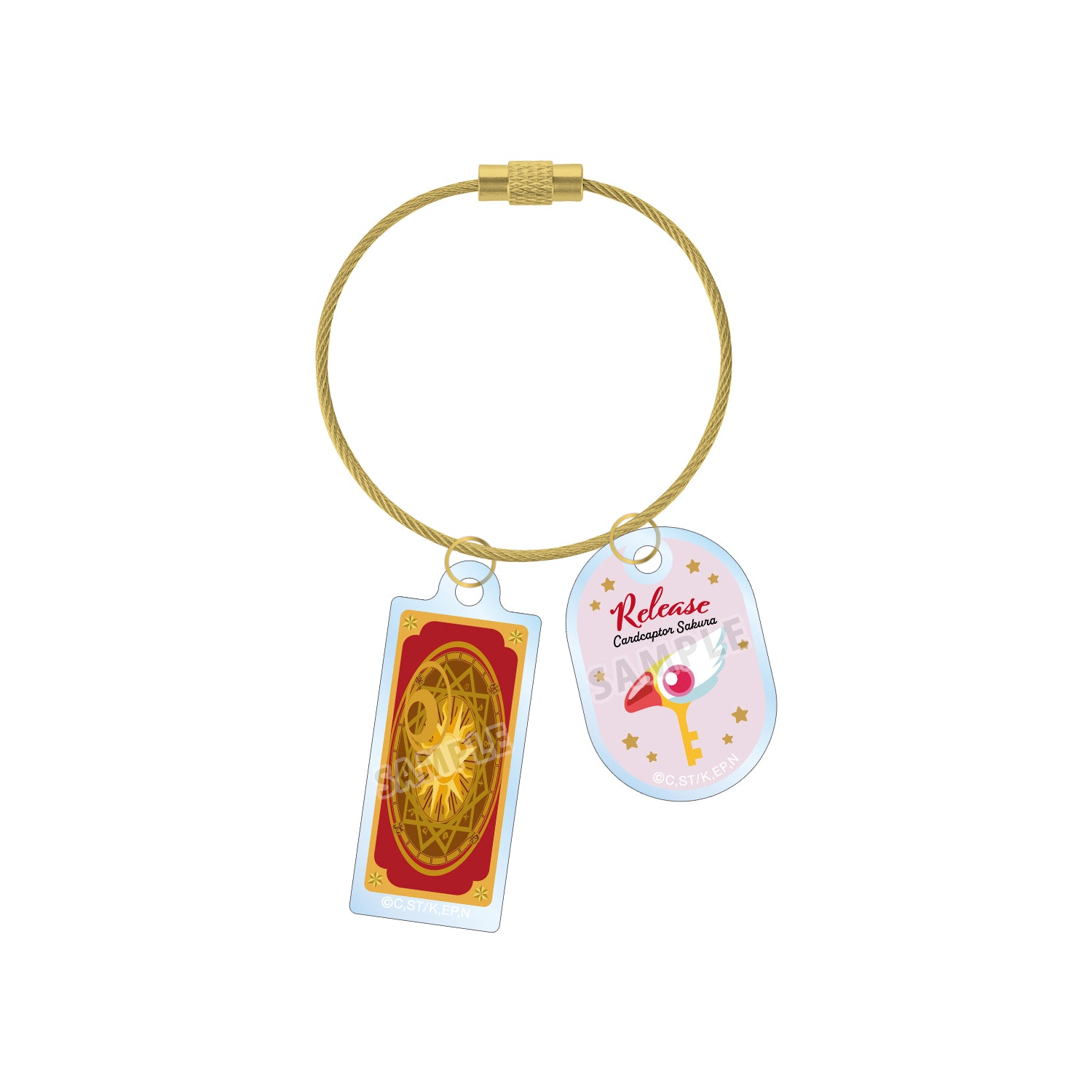 (Goods - Key Chain) TV Anime Card Captor Sakura Twisted Cable Acrylic Key Chain