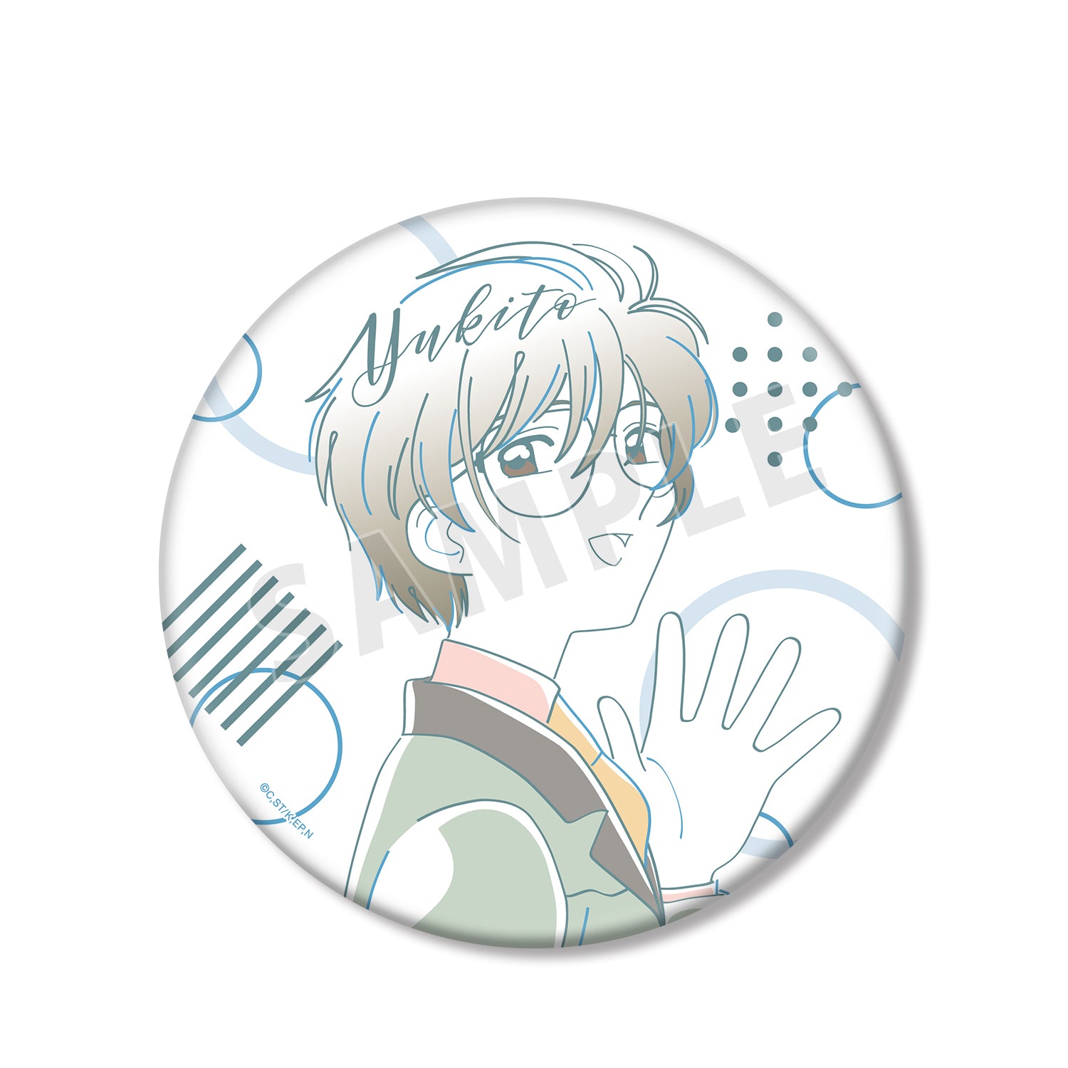 (Goods - Badge) TV Anime Card Captor Sakura Yukito lette-graph BIG Button Badge