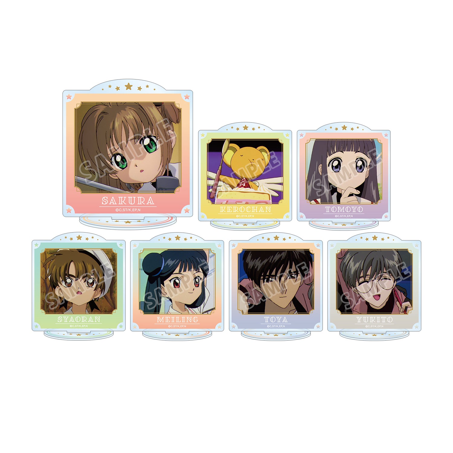 (1BOX=7)(Goods - Acrylic Stand) TV Anime Card Captor Sakura Trading Anime Still Acrylic Stand