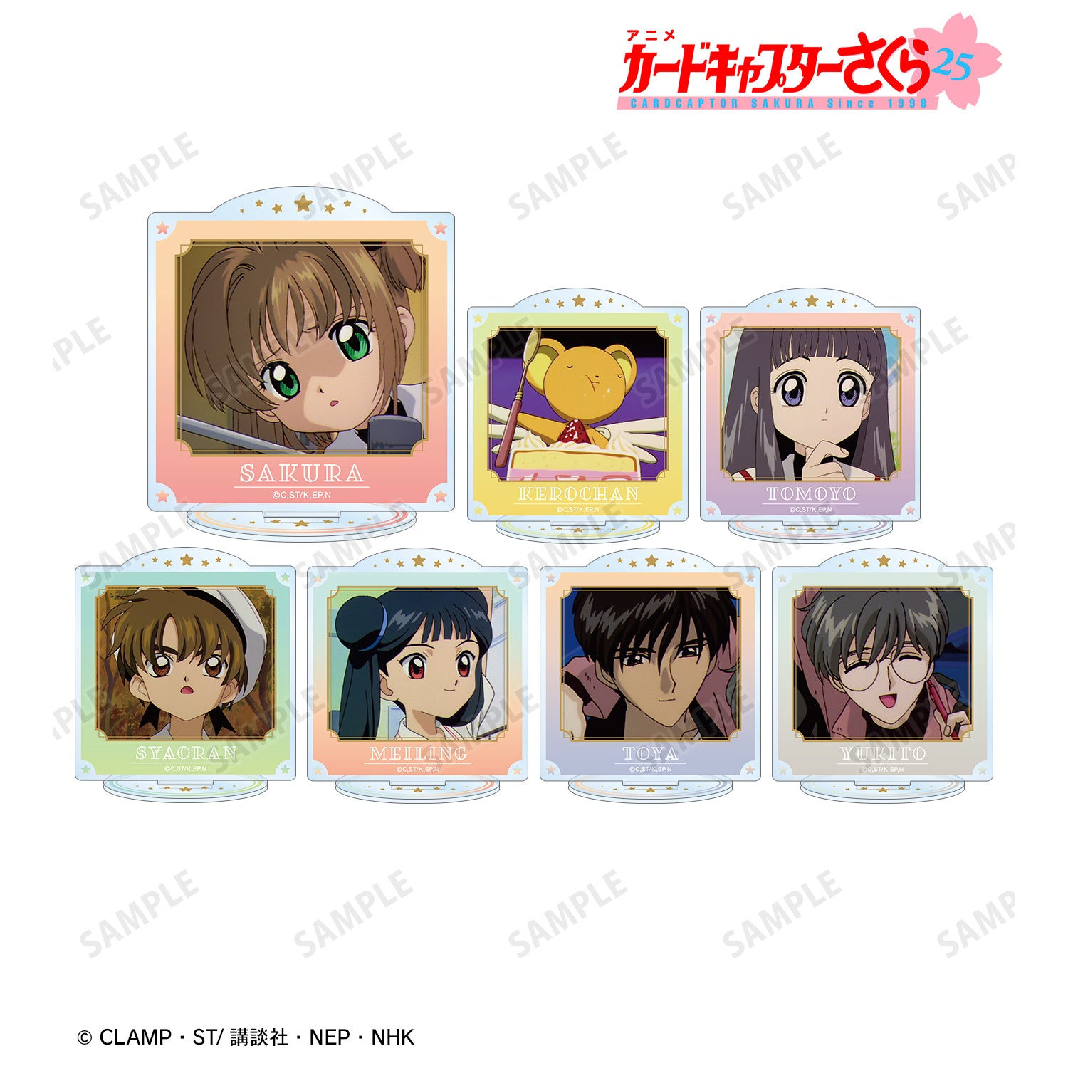 (1BOX=7)(Goods - Acrylic Stand) TV Anime Card Captor Sakura Trading Anime Still Acrylic Stand