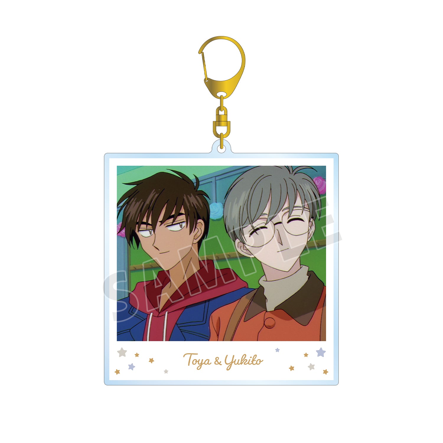 (Goods - Key Chain) TV Anime Card Captor Sakura Touya & Yukito Instant Photo Style BIG Acrylic Key Chain