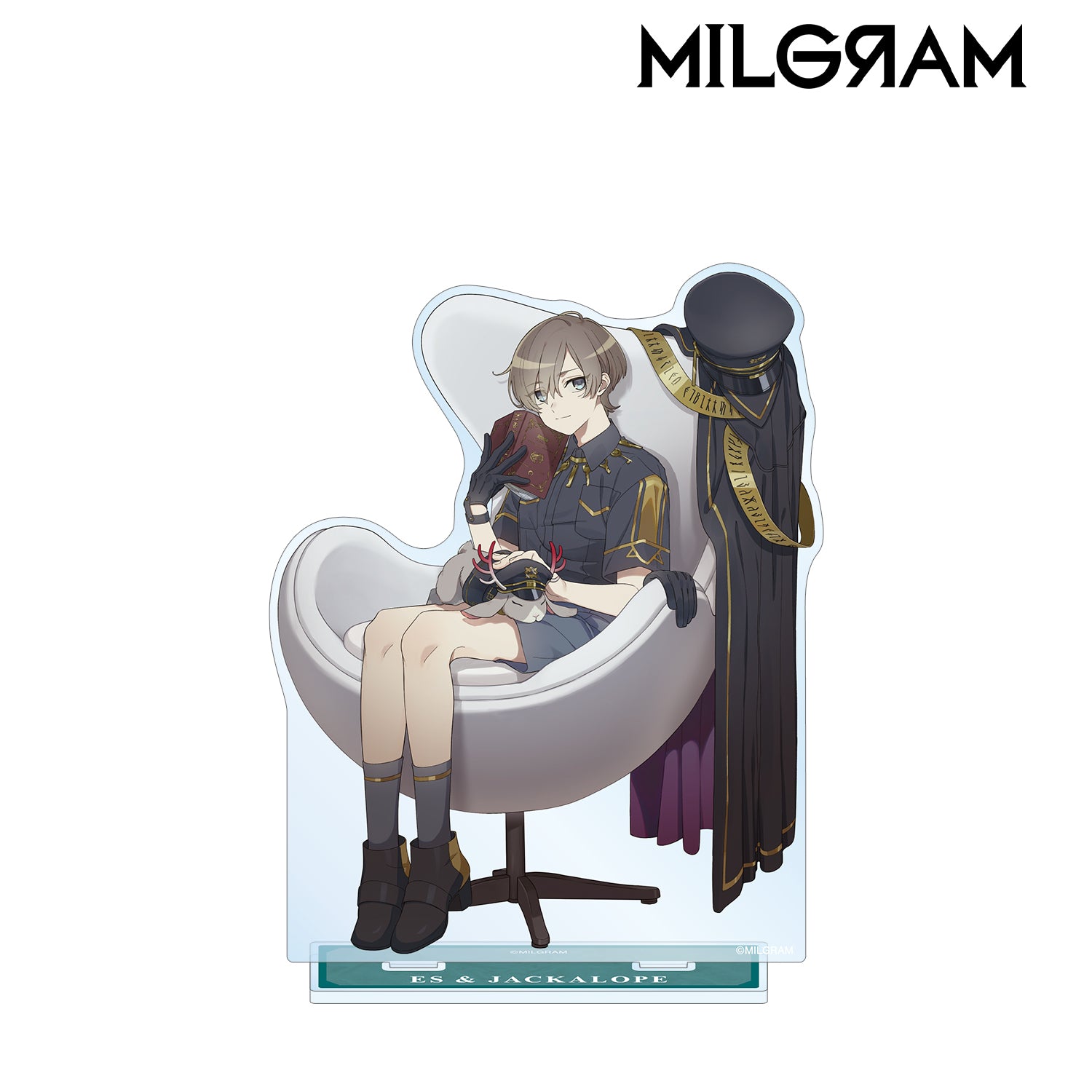 (Goods - Stand Pop) MILGRAM Big Acrylic Stand Feat. New and Exclusive Art Break Time ver. Es & Jackalope