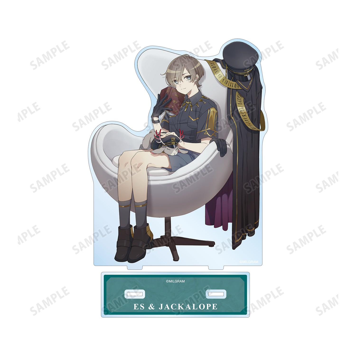 (Goods - Stand Pop) MILGRAM Big Acrylic Stand Feat. New and Exclusive Art Break Time ver. Es & Jackalope