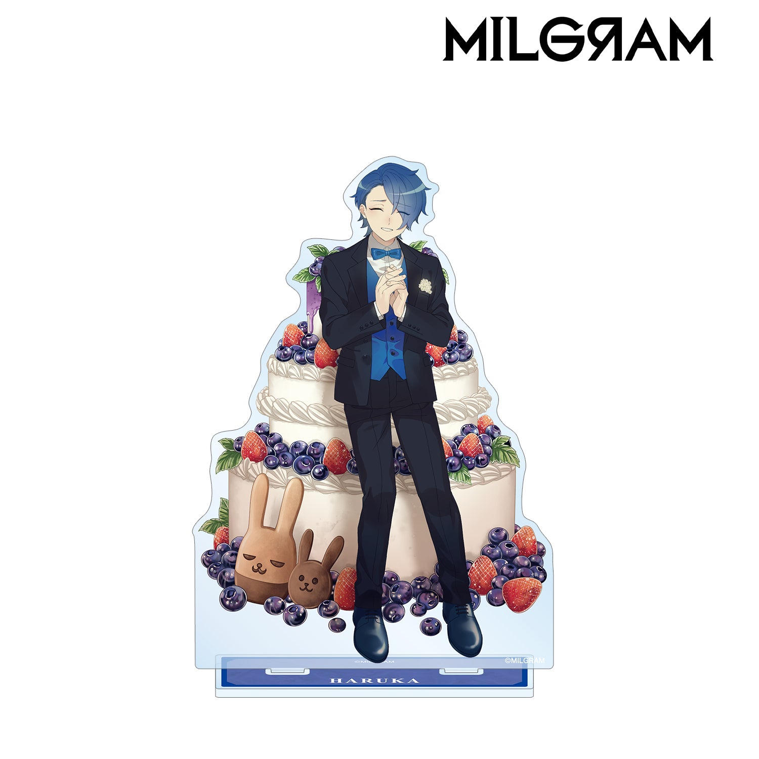 (Goods - Stand Pop) MILGRAM Big Acrylic Stand Feat. New and Exclusive Art Birthday ver. Haruka