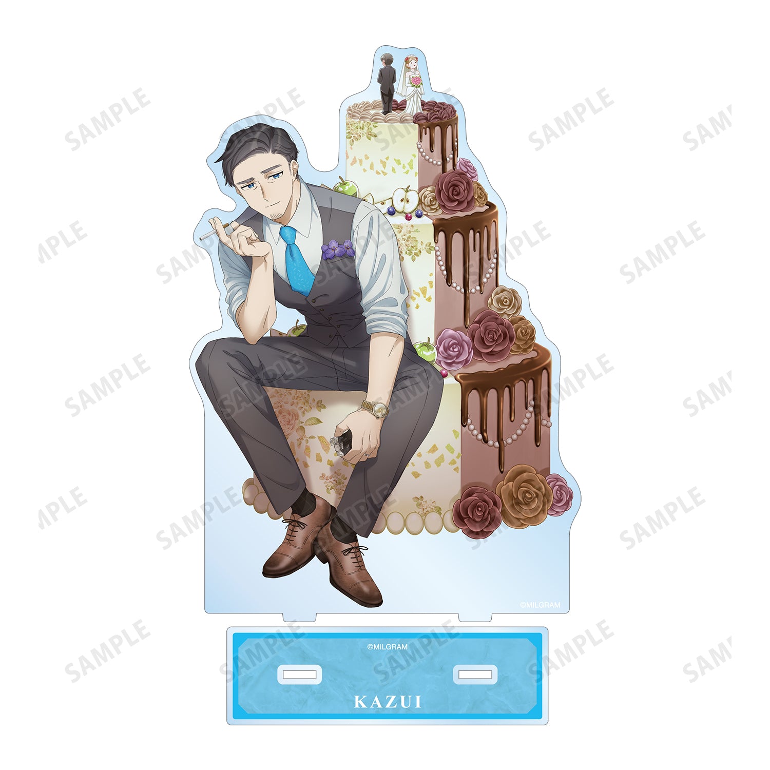 (Goods - Stand Pop) MILGRAM Big Acrylic Stand Feat. New and Exclusive Art Birthday ver. Kazui