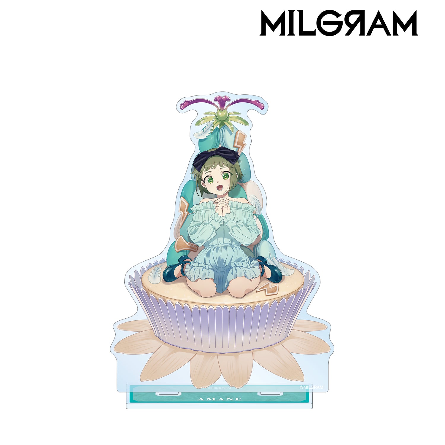 (Goods - Stand Pop) MILGRAM Big Acrylic Stand Feat. New and Exclusive Art Birthday ver. Amane