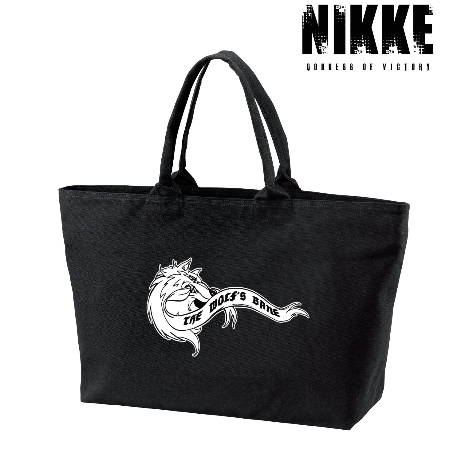 (Goods - Bag) GODDESS OF VICTORY: NIKKE Wolfsbane BIG Zip Tote Bag