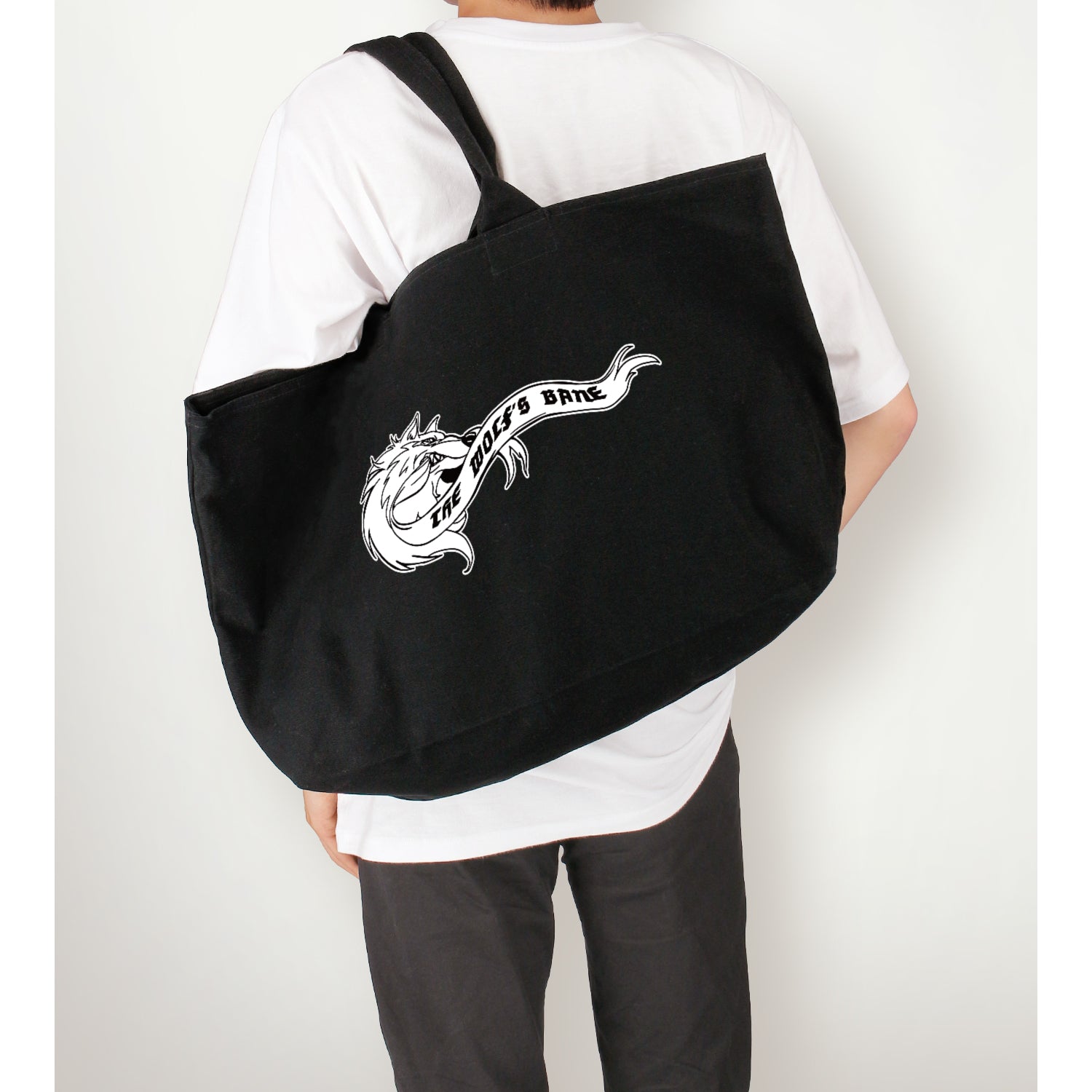 (Goods - Bag) GODDESS OF VICTORY: NIKKE Wolfsbane BIG Zip Tote Bag