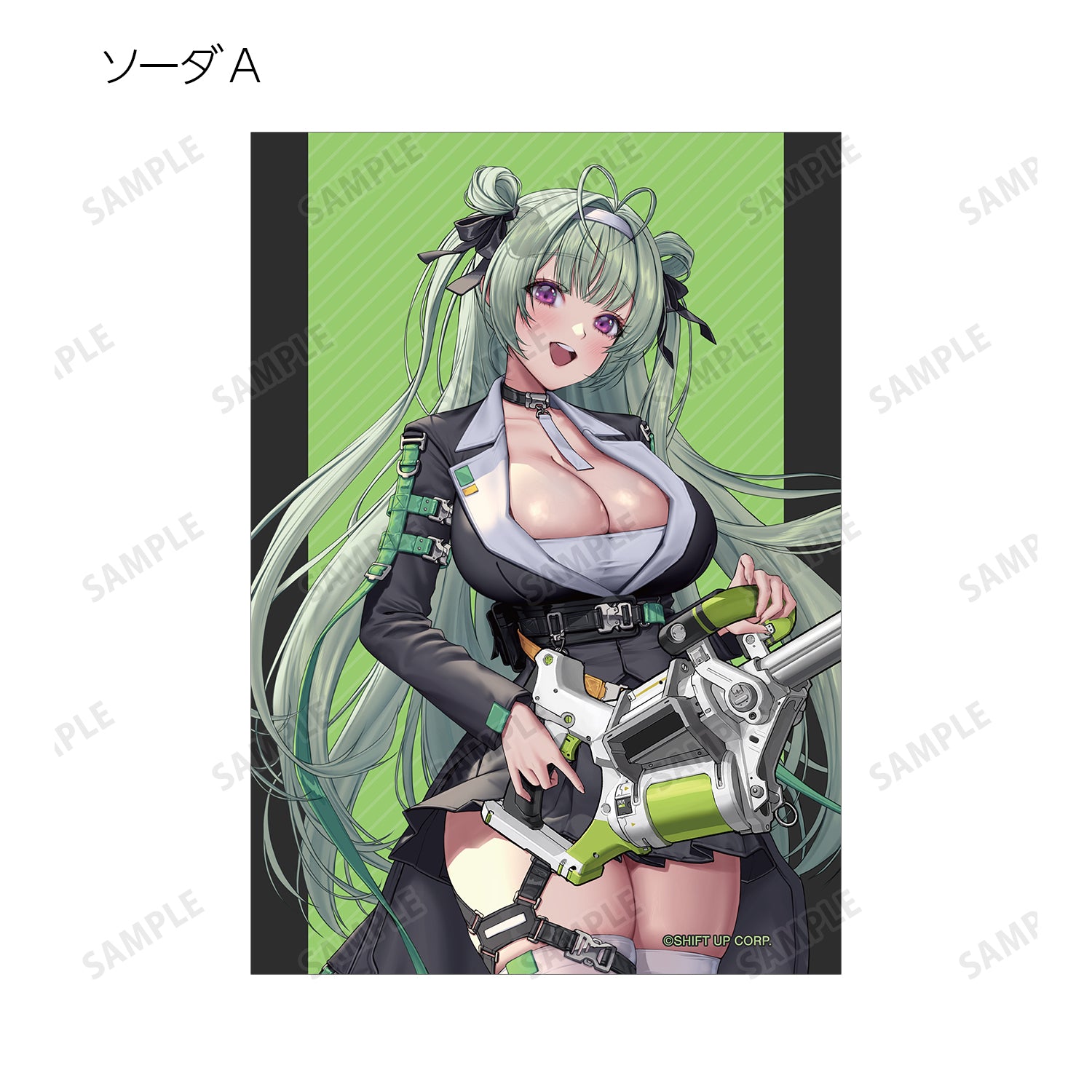 (1BOX=11)(Goods - Bromide) GODDESS OF VICTORY: NIKKE Art by LOVECACAO Tactical Fashion Ver. Trading Bromide Set of 2