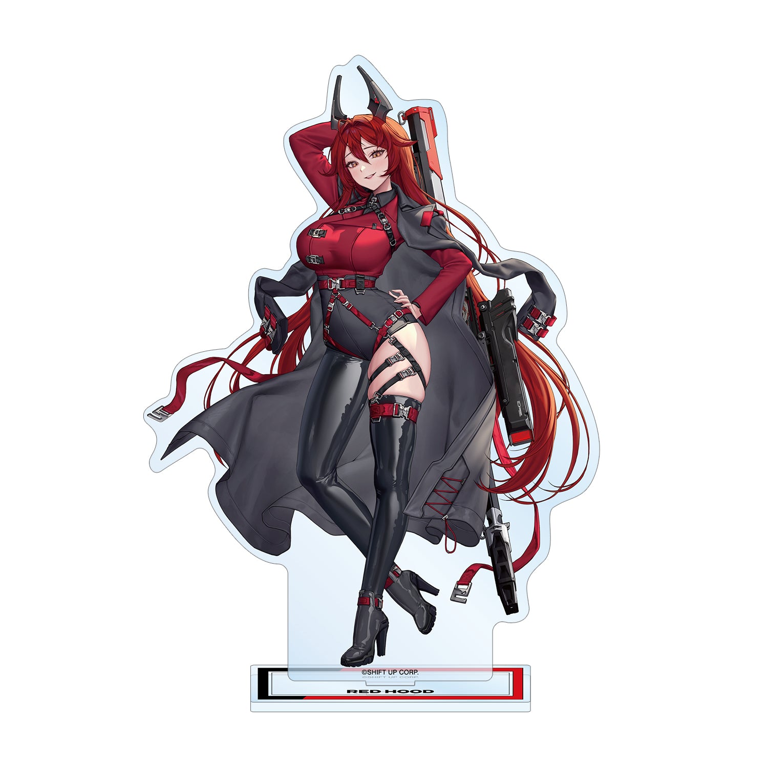 (Goods - Acrylic Stand) GODDESS OF VICTORY: NIKKE Art by LOVECACAO Red Hood Tactical Fashion Ver. BIG Acrylic Stand