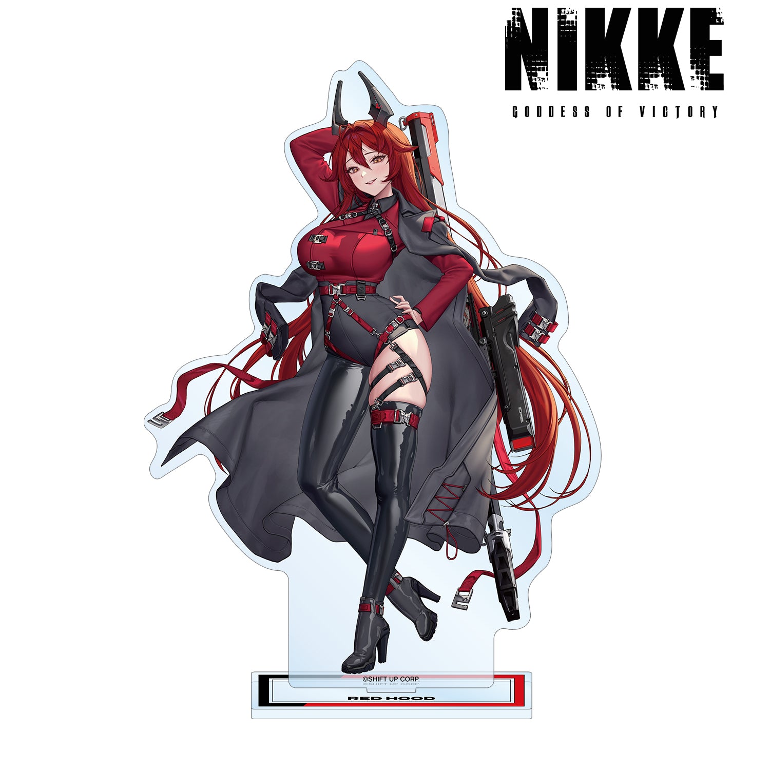 (Goods - Acrylic Stand) GODDESS OF VICTORY: NIKKE Art by LOVECACAO Red Hood Tactical Fashion Ver. BIG Acrylic Stand