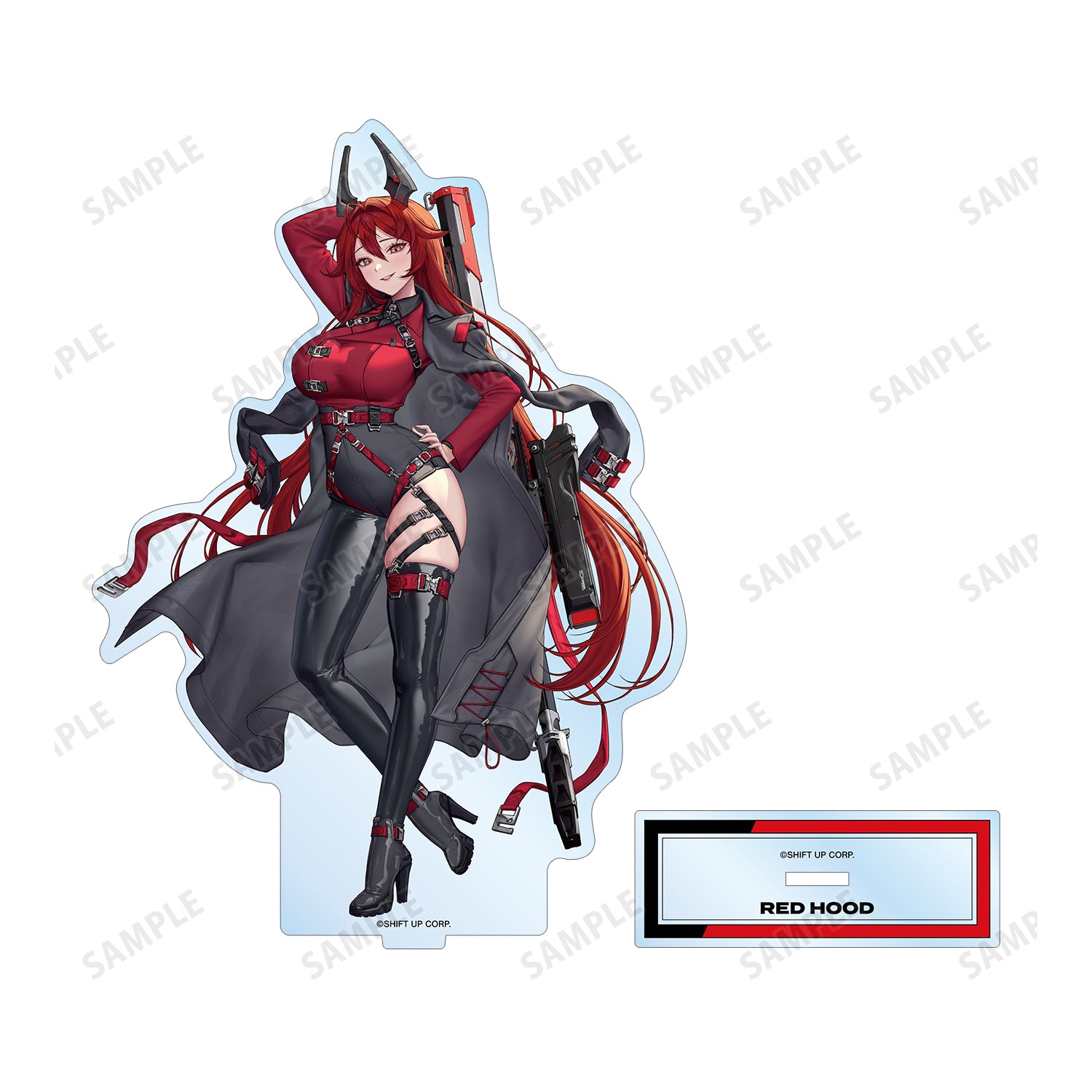 (Goods - Acrylic Stand) GODDESS OF VICTORY: NIKKE Art by LOVECACAO Red Hood Tactical Fashion Ver. BIG Acrylic Stand