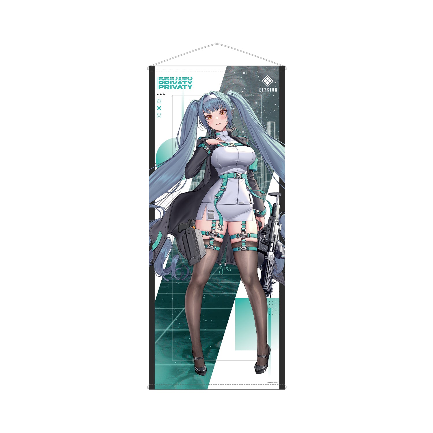 (Goods - Tapestry) GODDESS OF VICTORY: NIKKE Art by LOVECACAO Privaty Tactical Fashion Ver. Life Size Tapestry