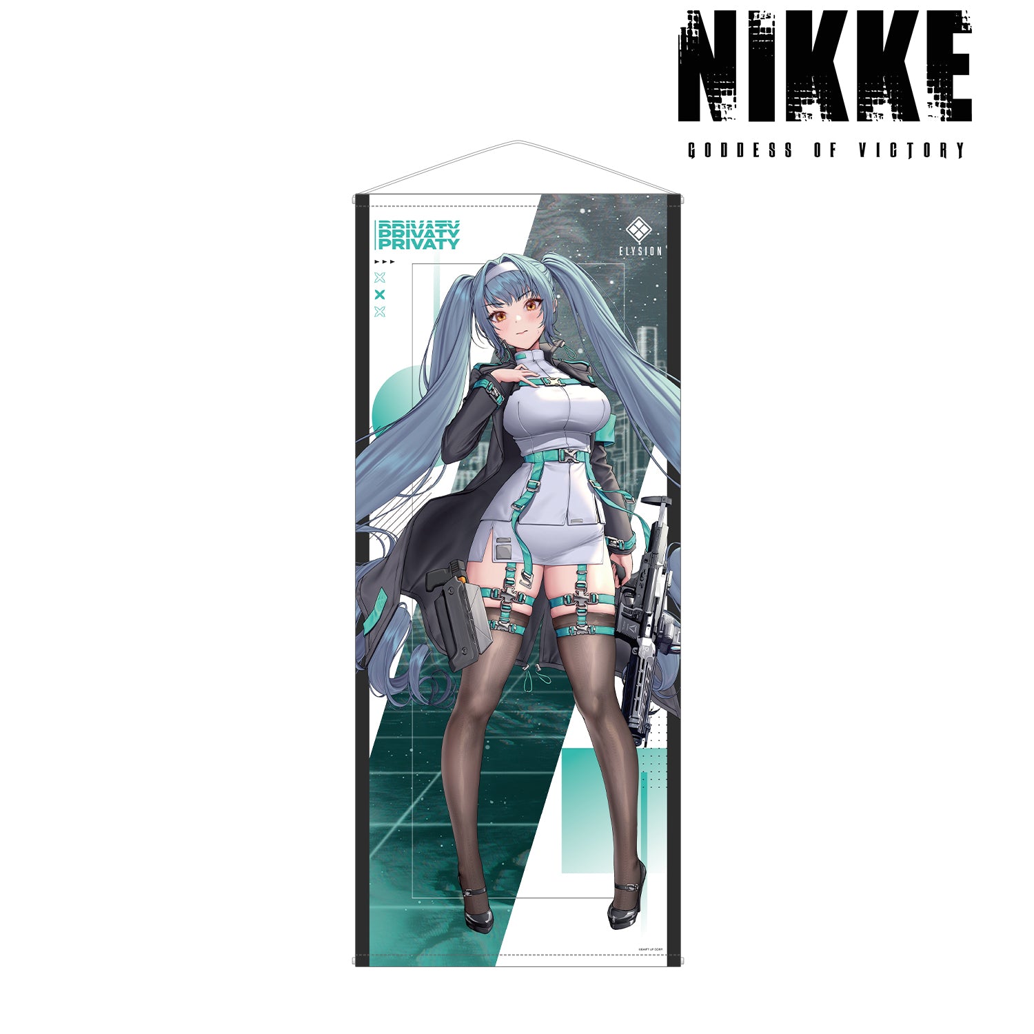 (Goods - Tapestry) GODDESS OF VICTORY: NIKKE Art by LOVECACAO Privaty Tactical Fashion Ver. Life Size Tapestry