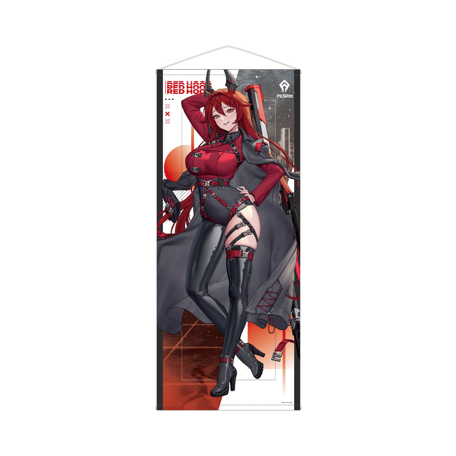 (Goods - Tapestry) GODDESS OF VICTORY: NIKKE Art by LOVECACAO Red Hood Tactical Fashion Ver. Life Size Tapestry