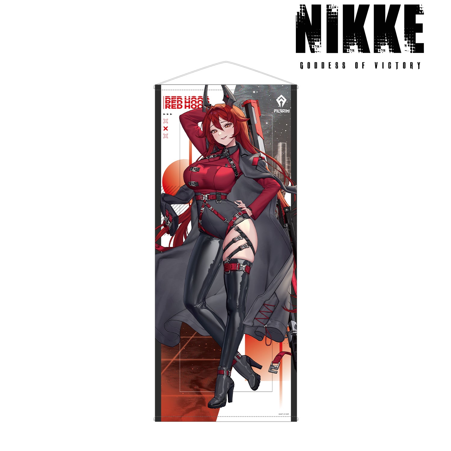 (Goods - Tapestry) GODDESS OF VICTORY: NIKKE Art by LOVECACAO Red Hood Tactical Fashion Ver. Life Size Tapestry