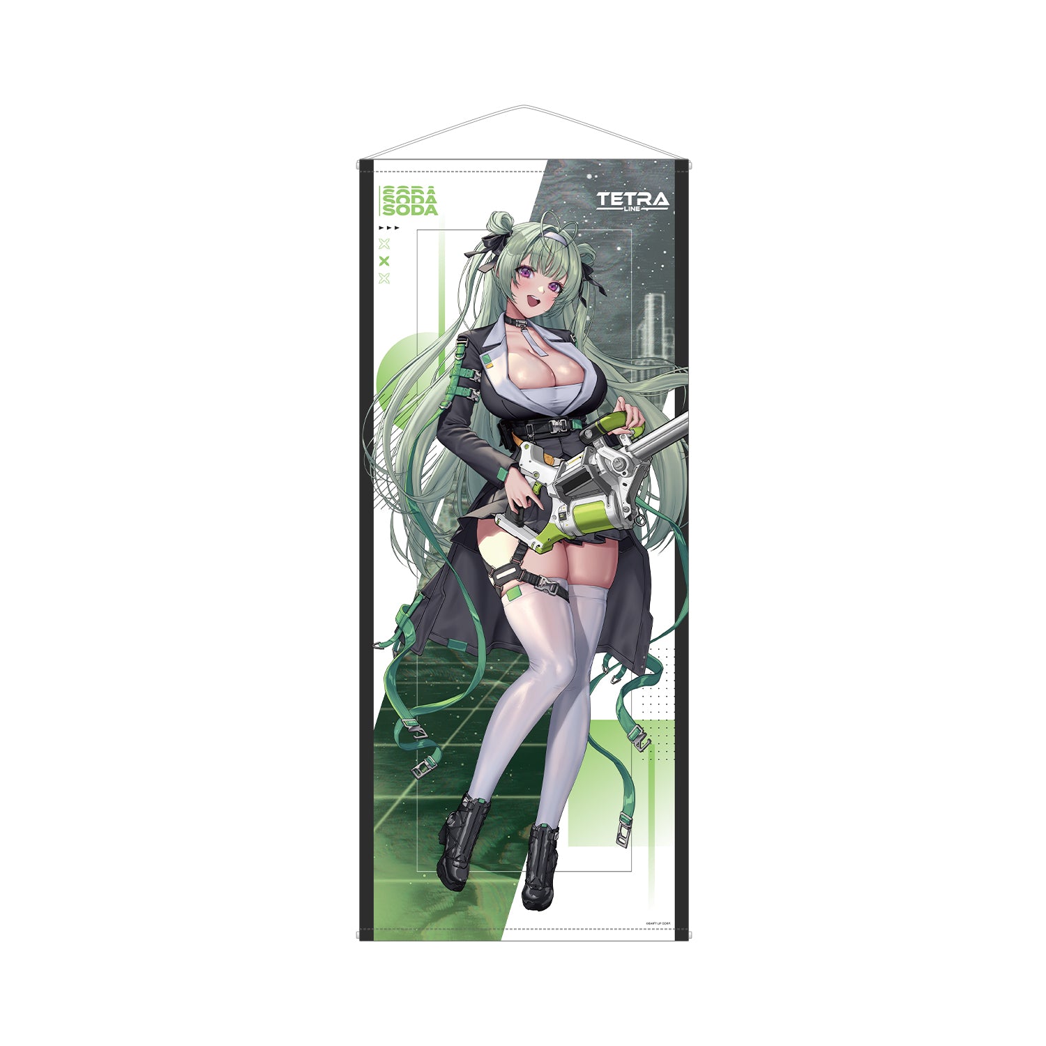 (Goods - Tapestry) GODDESS OF VICTORY: NIKKE Art by LOVECACAO Soda Tactical Fashion Ver. Life Size Tapestry