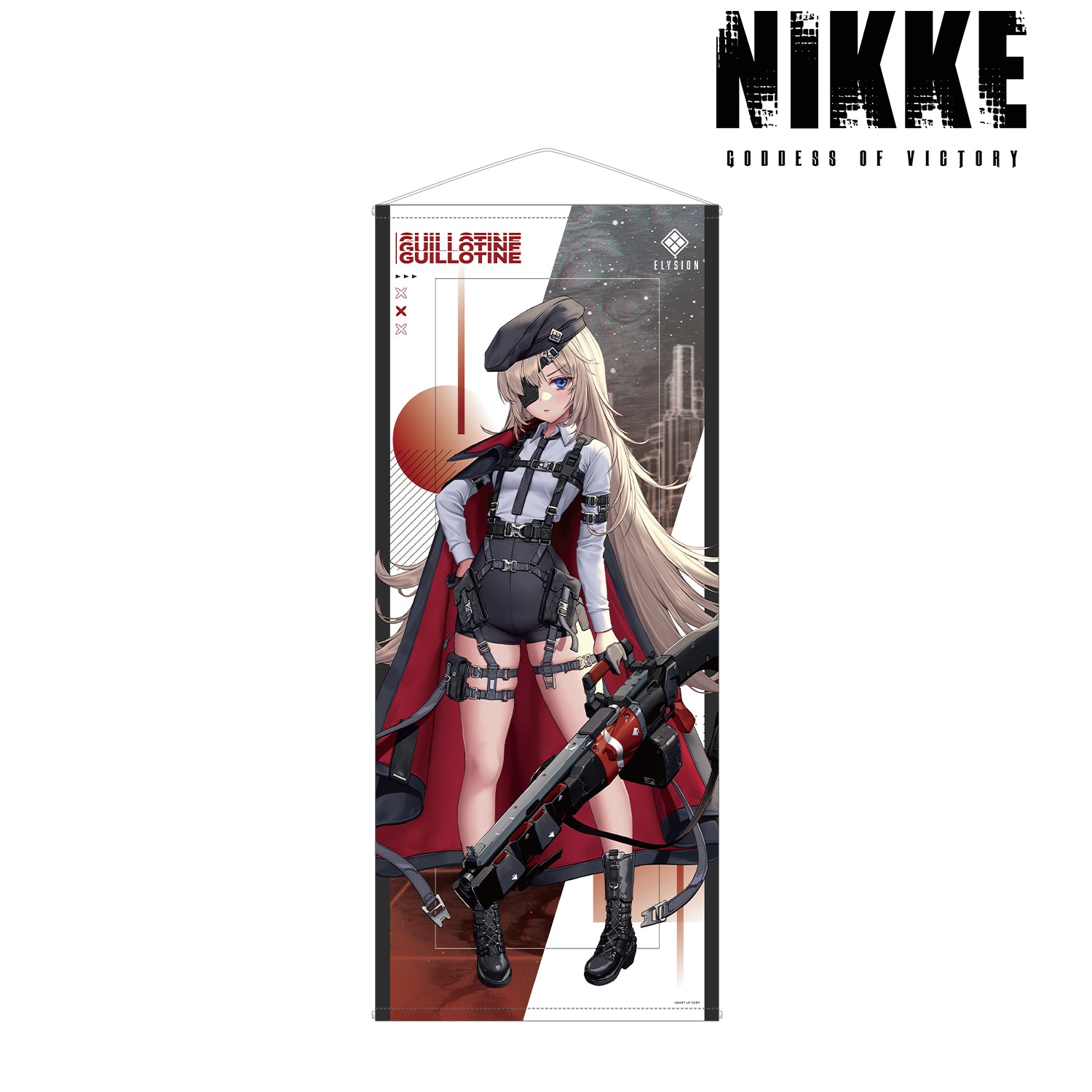 (Goods - Tapestry) GODDESS OF VICTORY: NIKKE Art by LOVECACAO Guillotine Tactical Fashion Ver. Life Size Tapestry