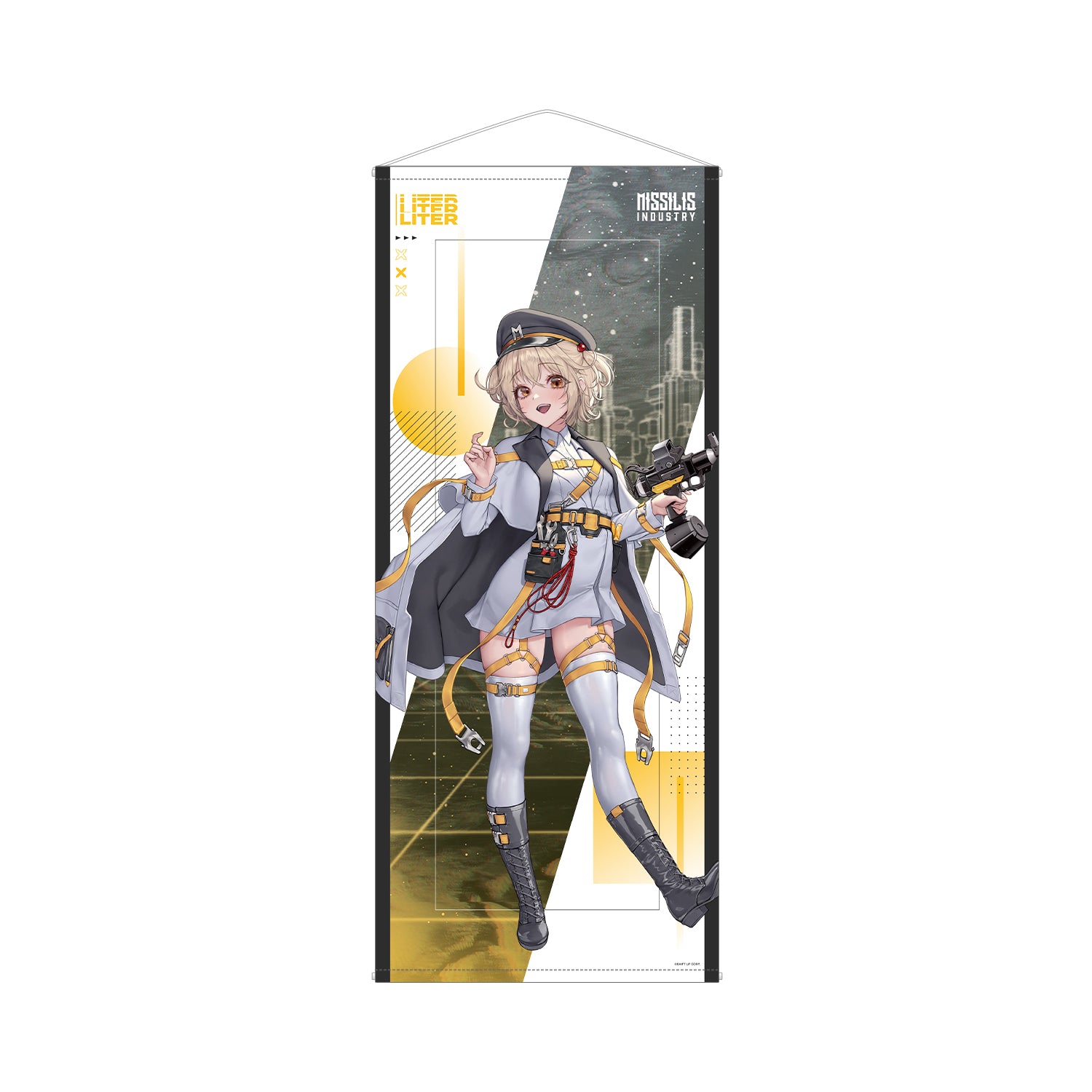 (Goods - Tapestry) GODDESS OF VICTORY: NIKKE Art by LOVECACAO Liter Tactical Fashion Ver. Life Size Tapestry