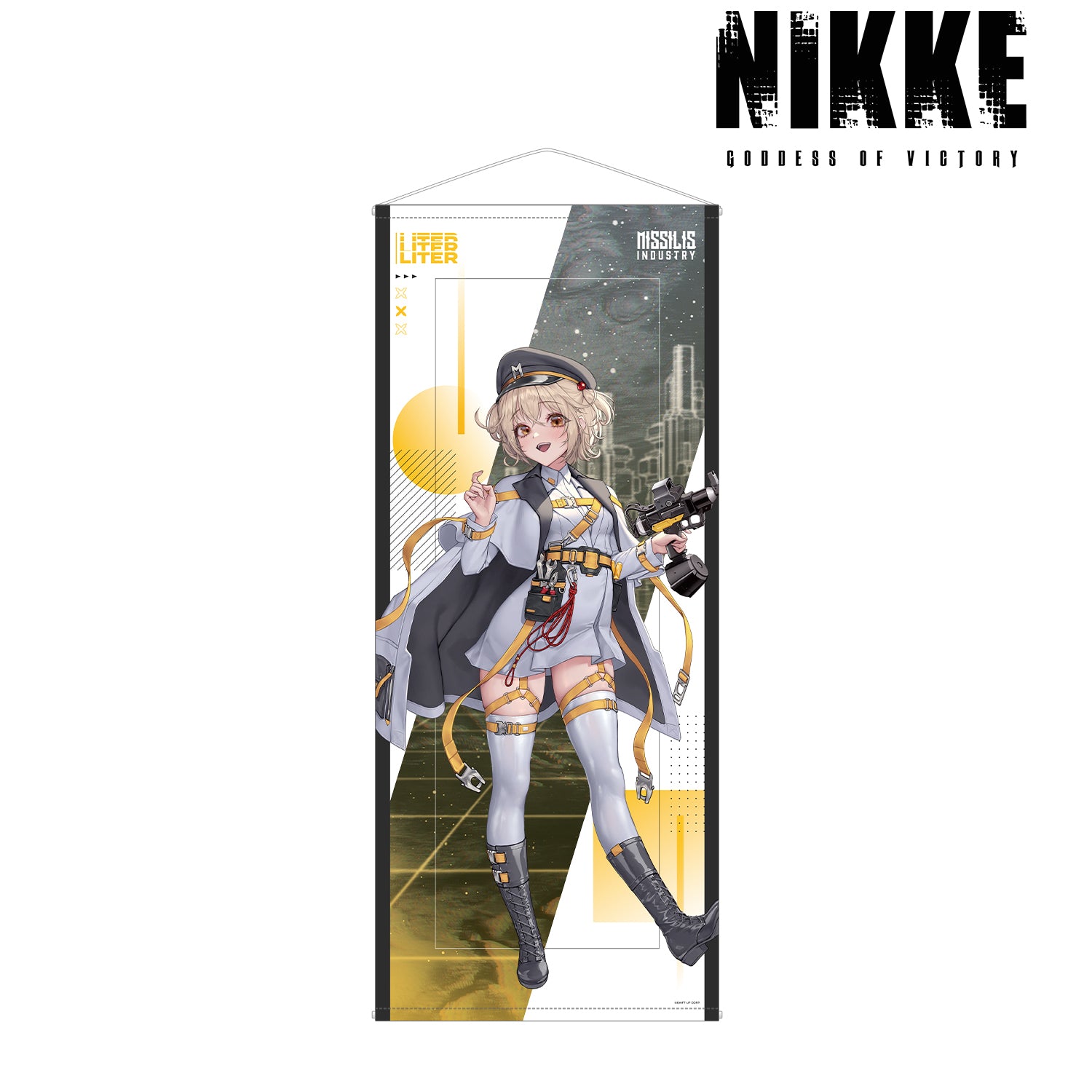 (Goods - Tapestry) GODDESS OF VICTORY: NIKKE Art by LOVECACAO Liter Tactical Fashion Ver. Life Size Tapestry