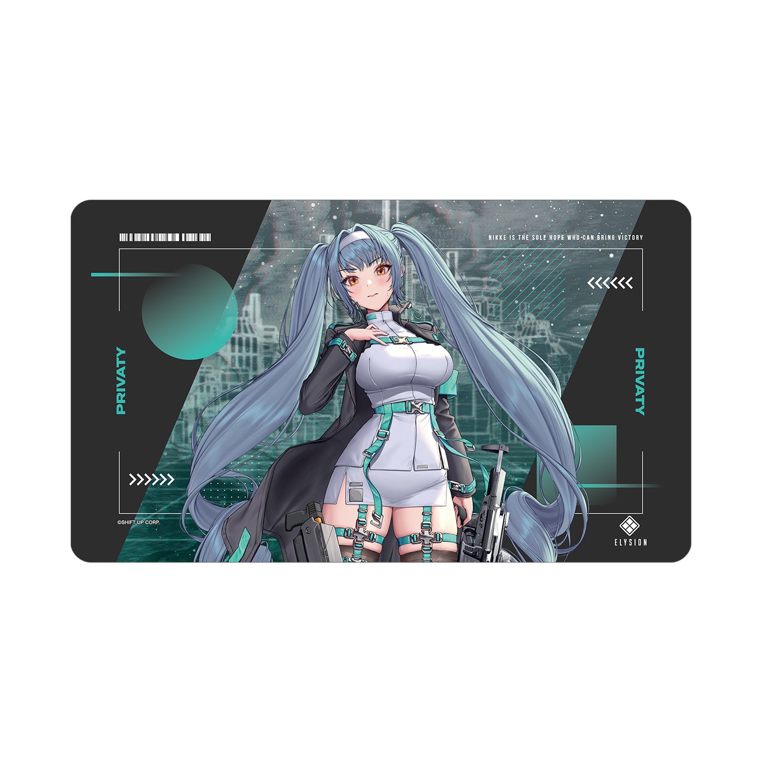 (Goods - Mat) GODDESS OF VICTORY: NIKKE Art by LOVECACAO Privaty Tactical Fashion Ver. Multi-purpose Desk Mat