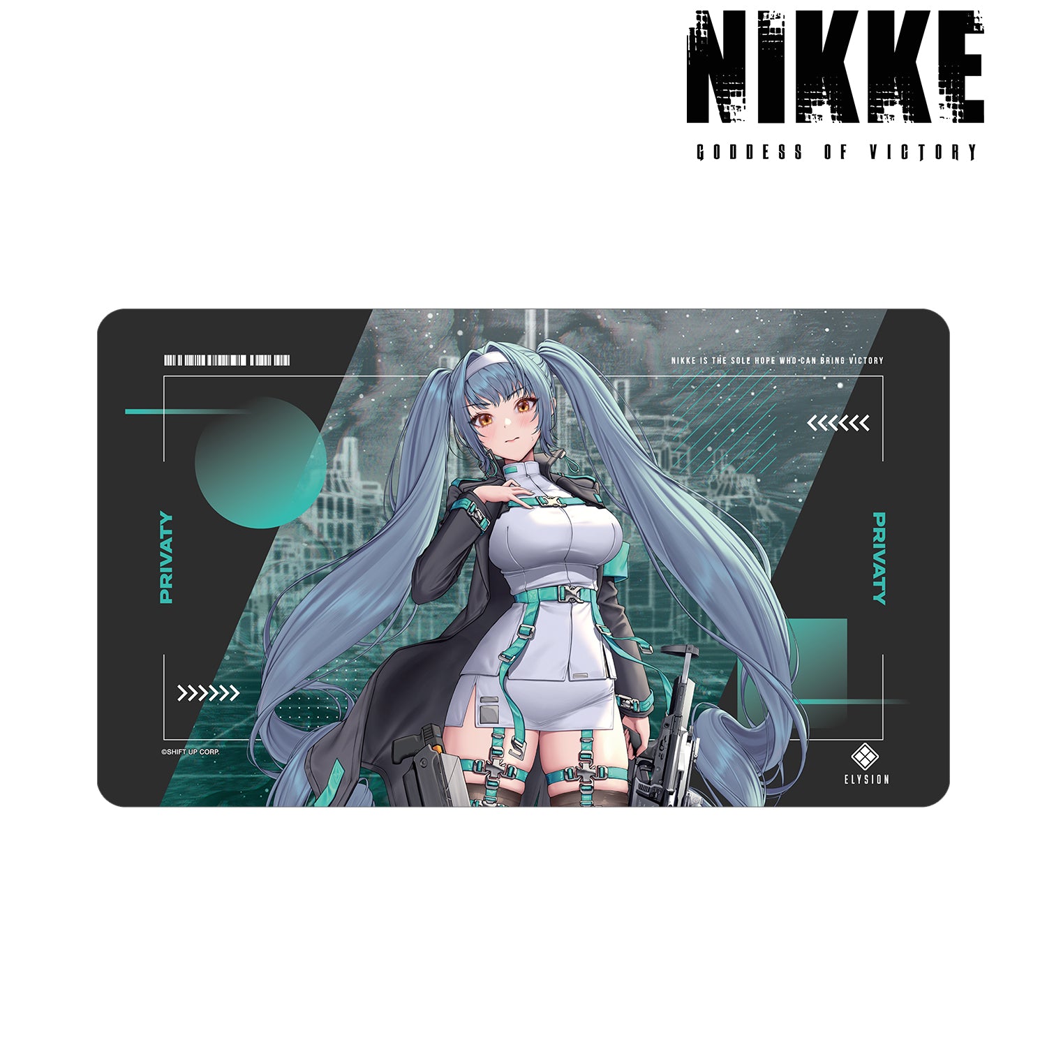 (Goods - Mat) GODDESS OF VICTORY: NIKKE Art by LOVECACAO Privaty Tactical Fashion Ver. Multi-purpose Desk Mat