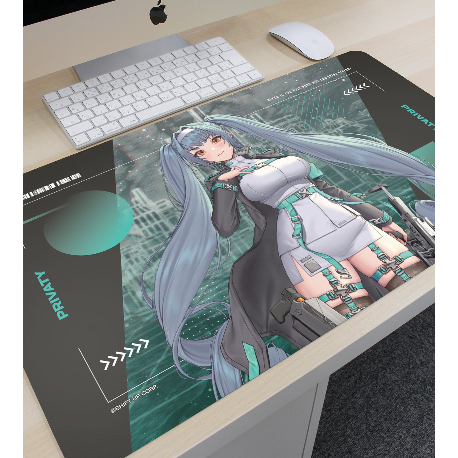 (Goods - Mat) GODDESS OF VICTORY: NIKKE Art by LOVECACAO Privaty Tactical Fashion Ver. Multi-purpose Desk Mat