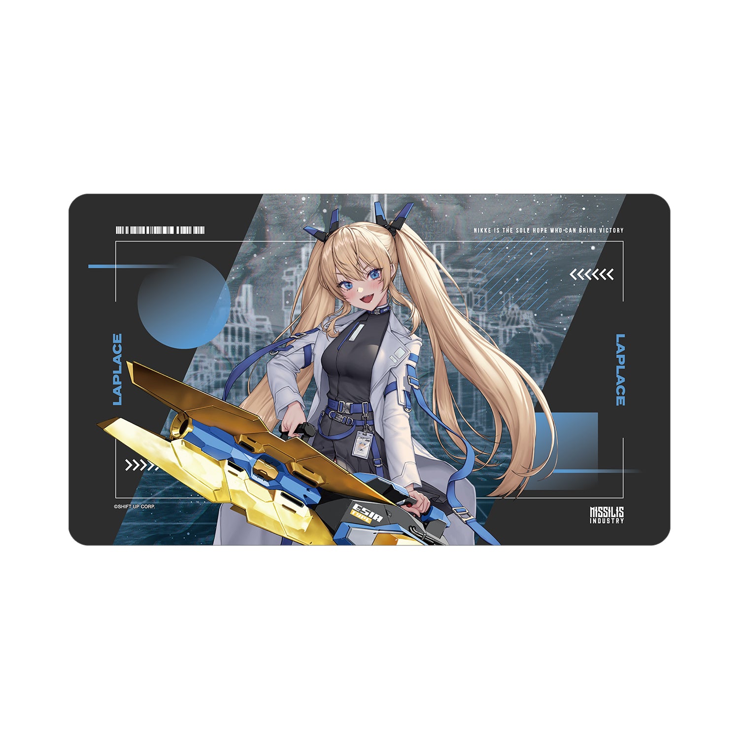 (Goods - Mat) GODDESS OF VICTORY: NIKKE Art by LOVECACAO Laplace Tactical Fashion Ver. Multi-purpose Desk Mat