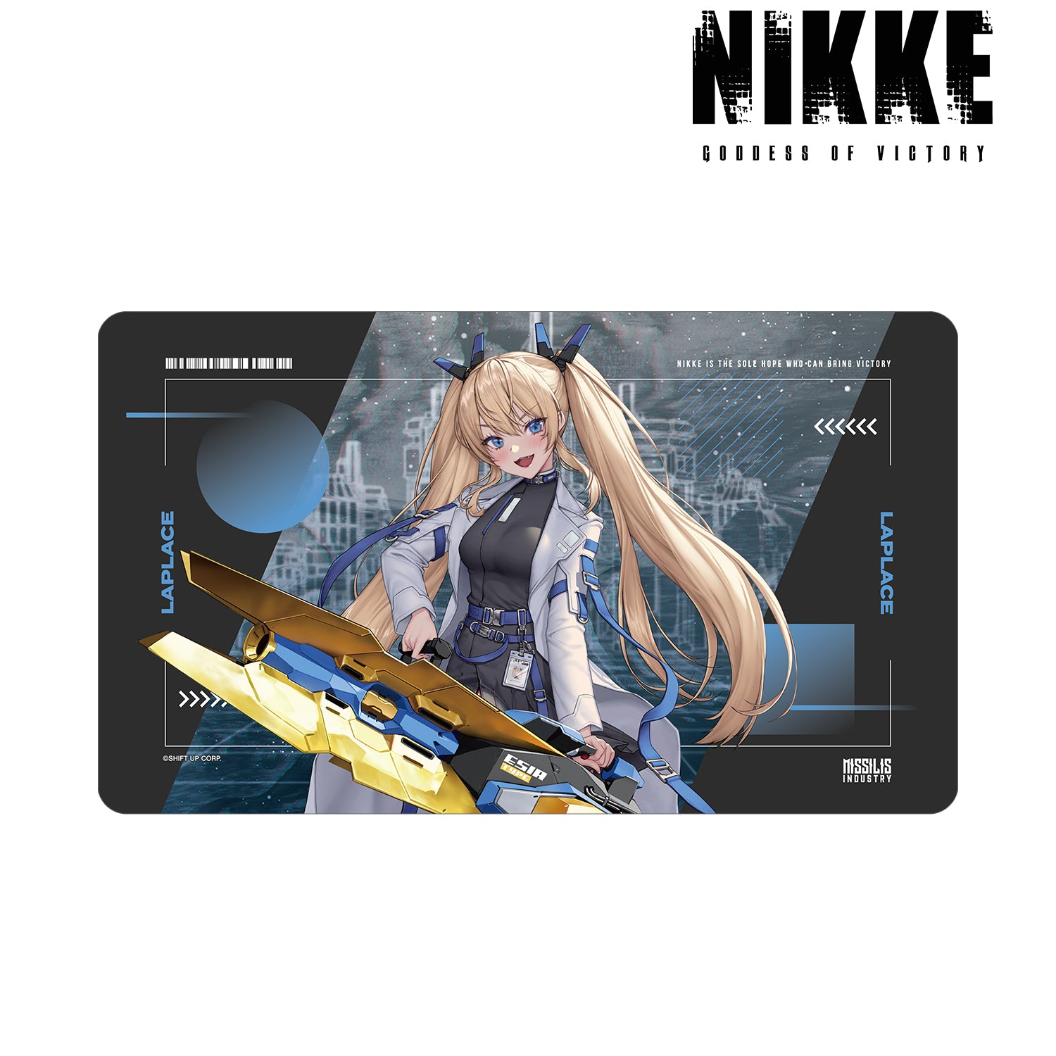 (Goods - Mat) GODDESS OF VICTORY: NIKKE Art by LOVECACAO Laplace Tactical Fashion Ver. Multi-purpose Desk Mat