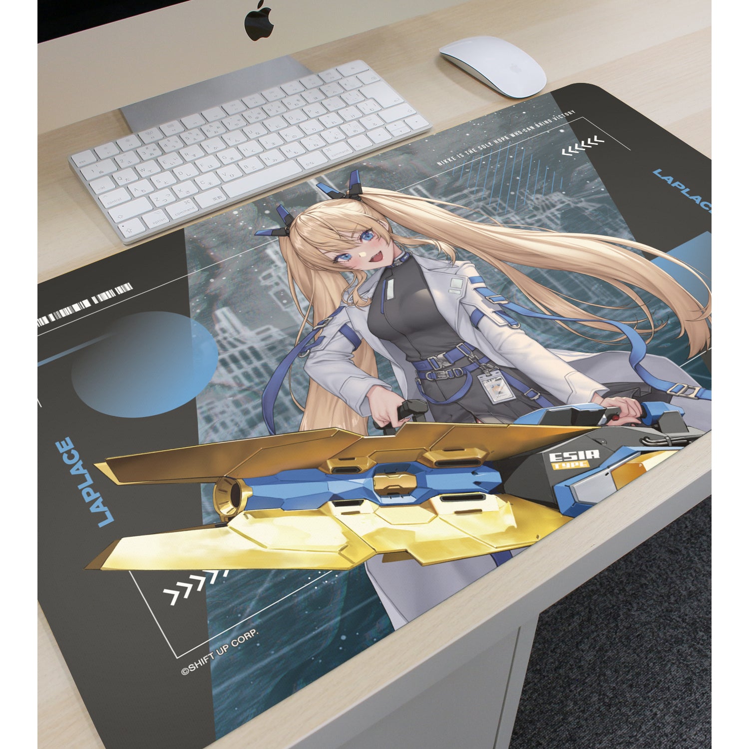 (Goods - Mat) GODDESS OF VICTORY: NIKKE Art by LOVECACAO Laplace Tactical Fashion Ver. Multi-purpose Desk Mat